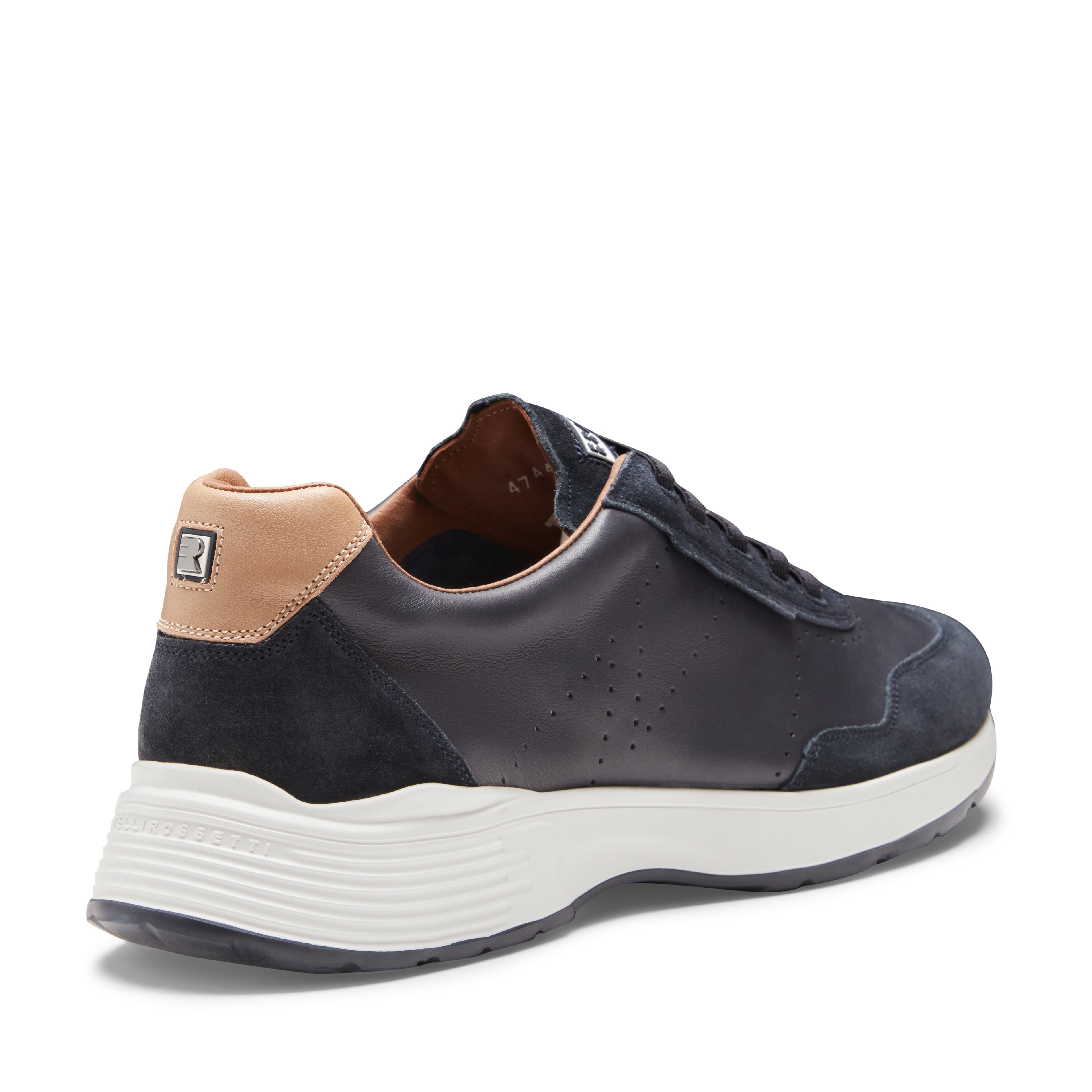 F.lli Rossetti 47442 Sneaker Uomo Blu Copiativo Pelle Suede