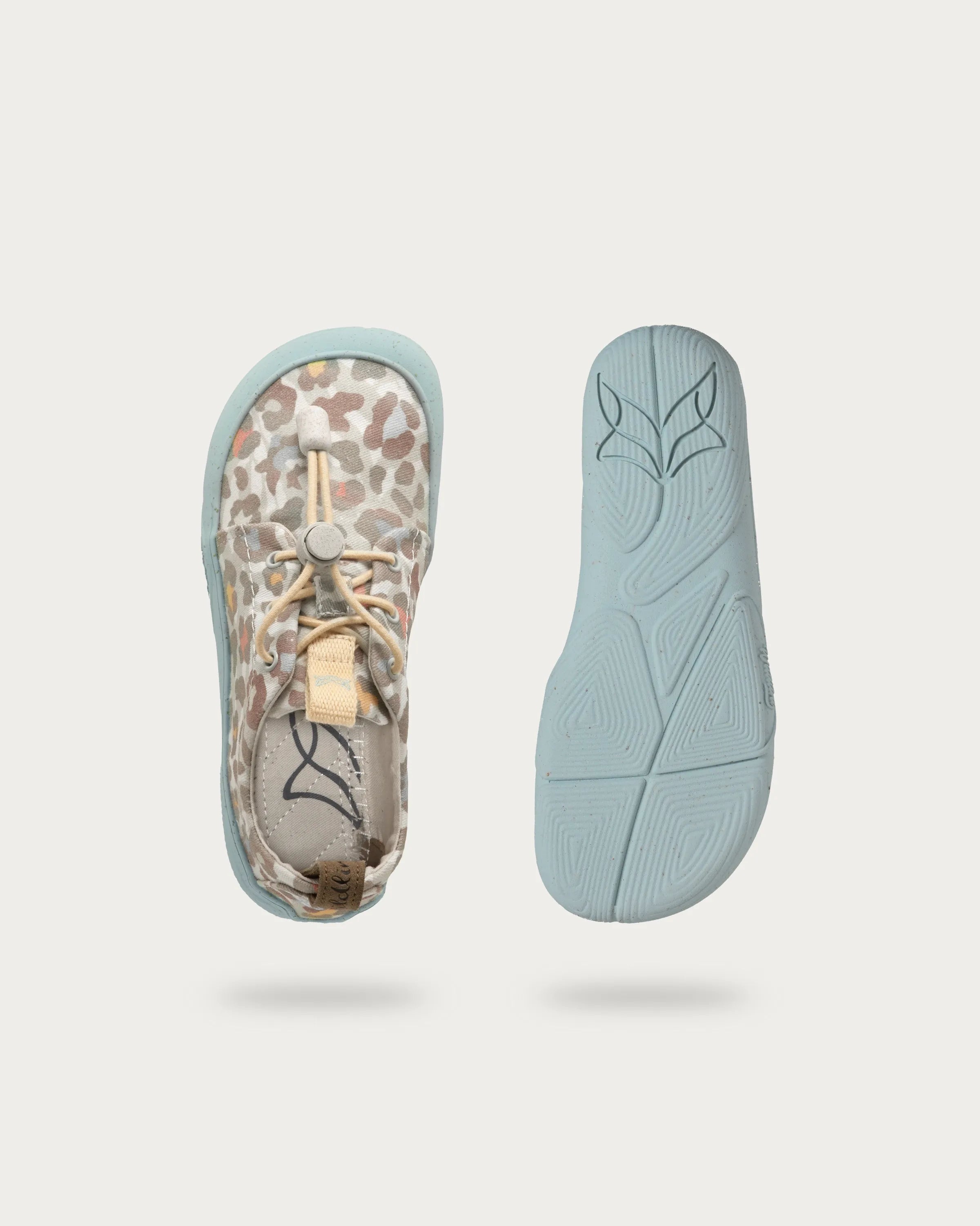 Wildling Shoes Aopri Leo scarpe bambini leopardate cotone
