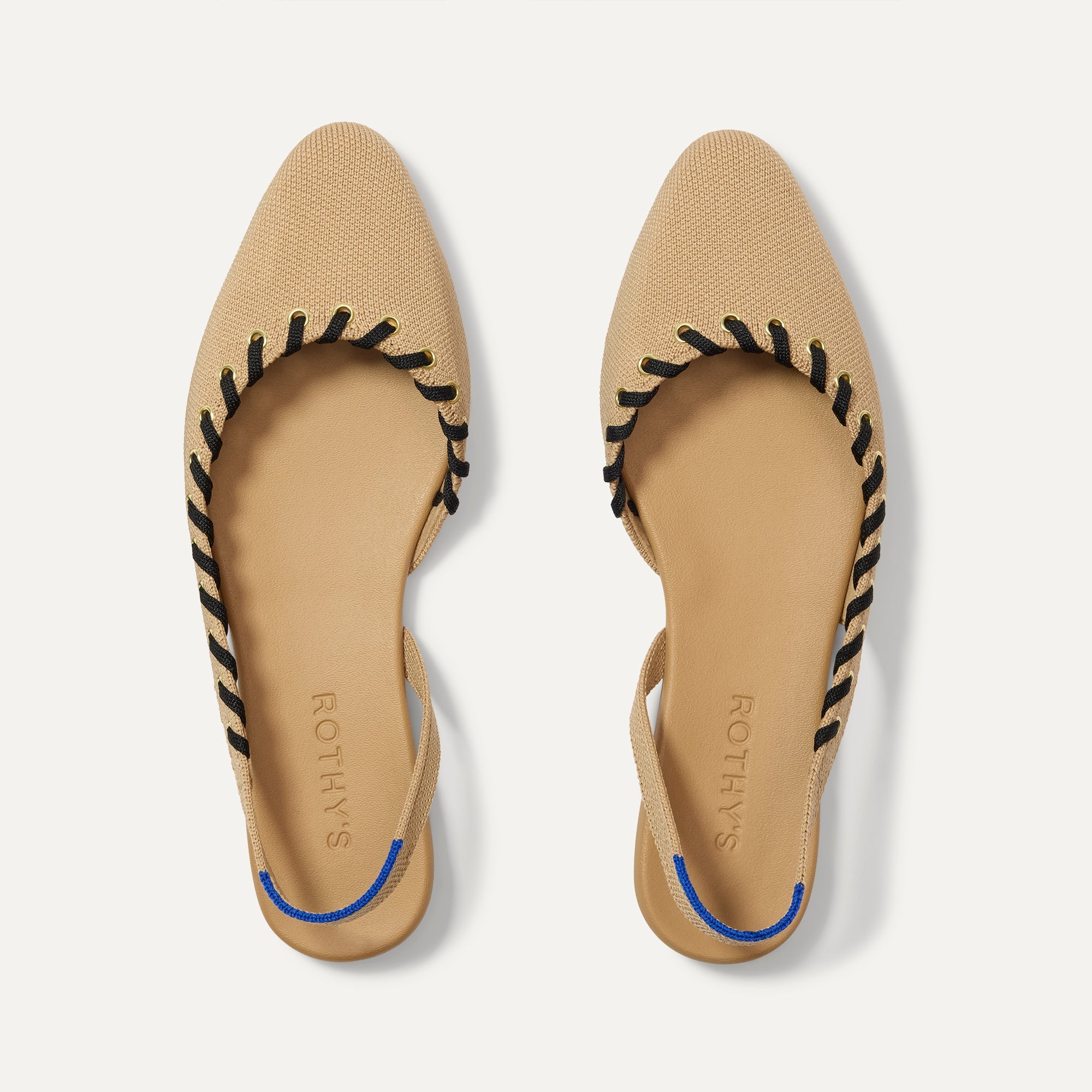 Rothy's The Almond Slingback ballerine Torta Marrone