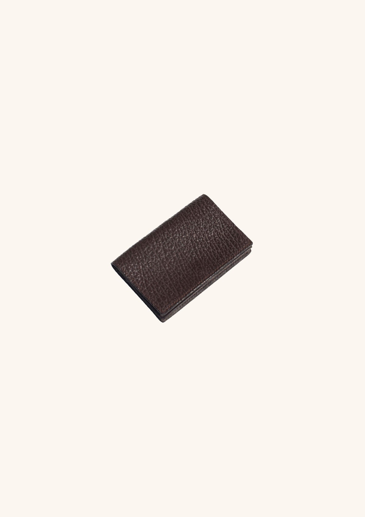 Stefano Bemer WCARD portacarte pelle squalo marrone