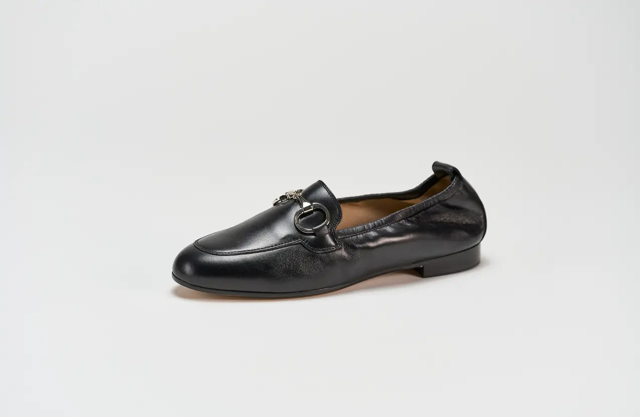 Sandro Barbera & Figli 4003 mocassino nappa nero morsetto