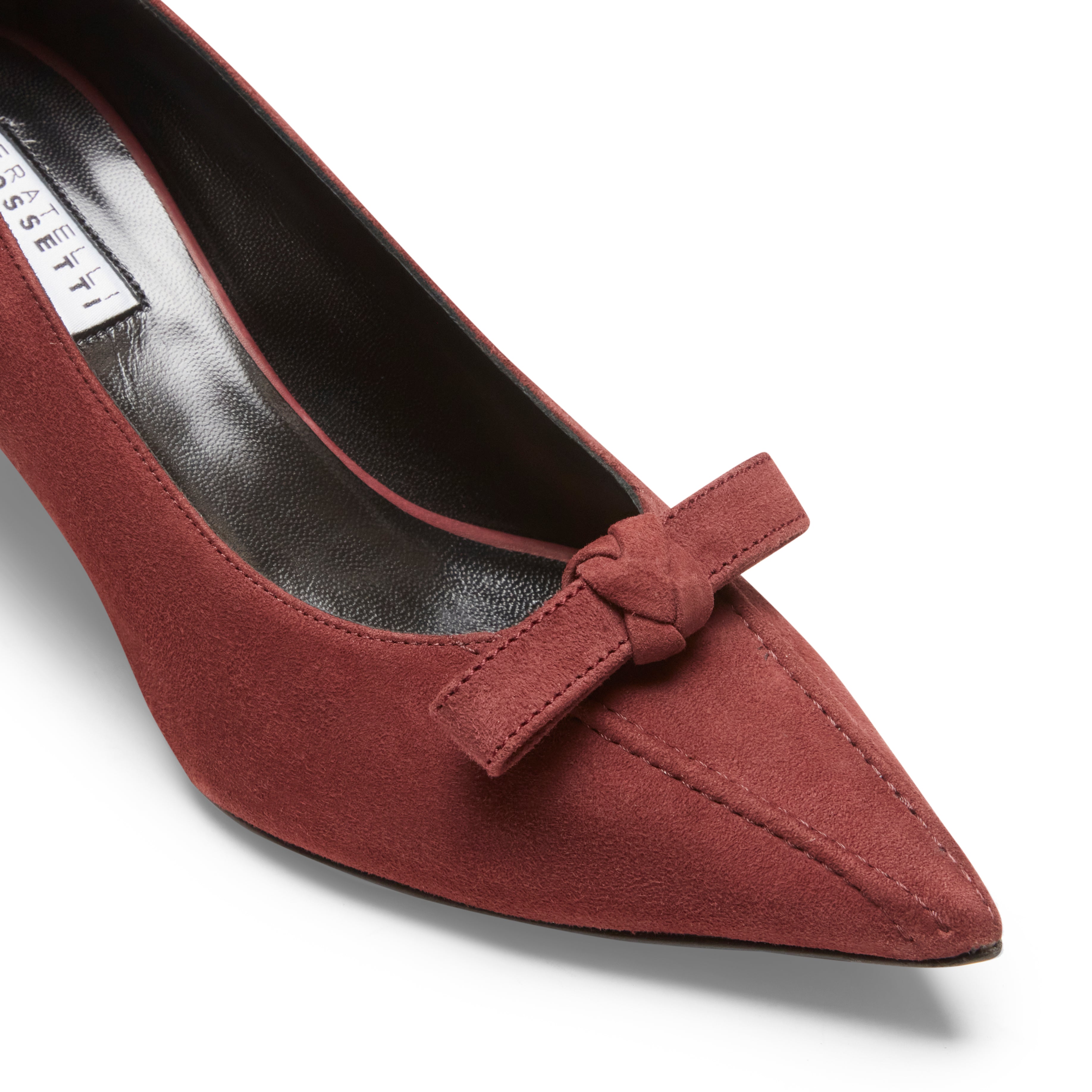 F.lli Rossetti 68349 Décolleté Suede Bordeaux Tacco 50