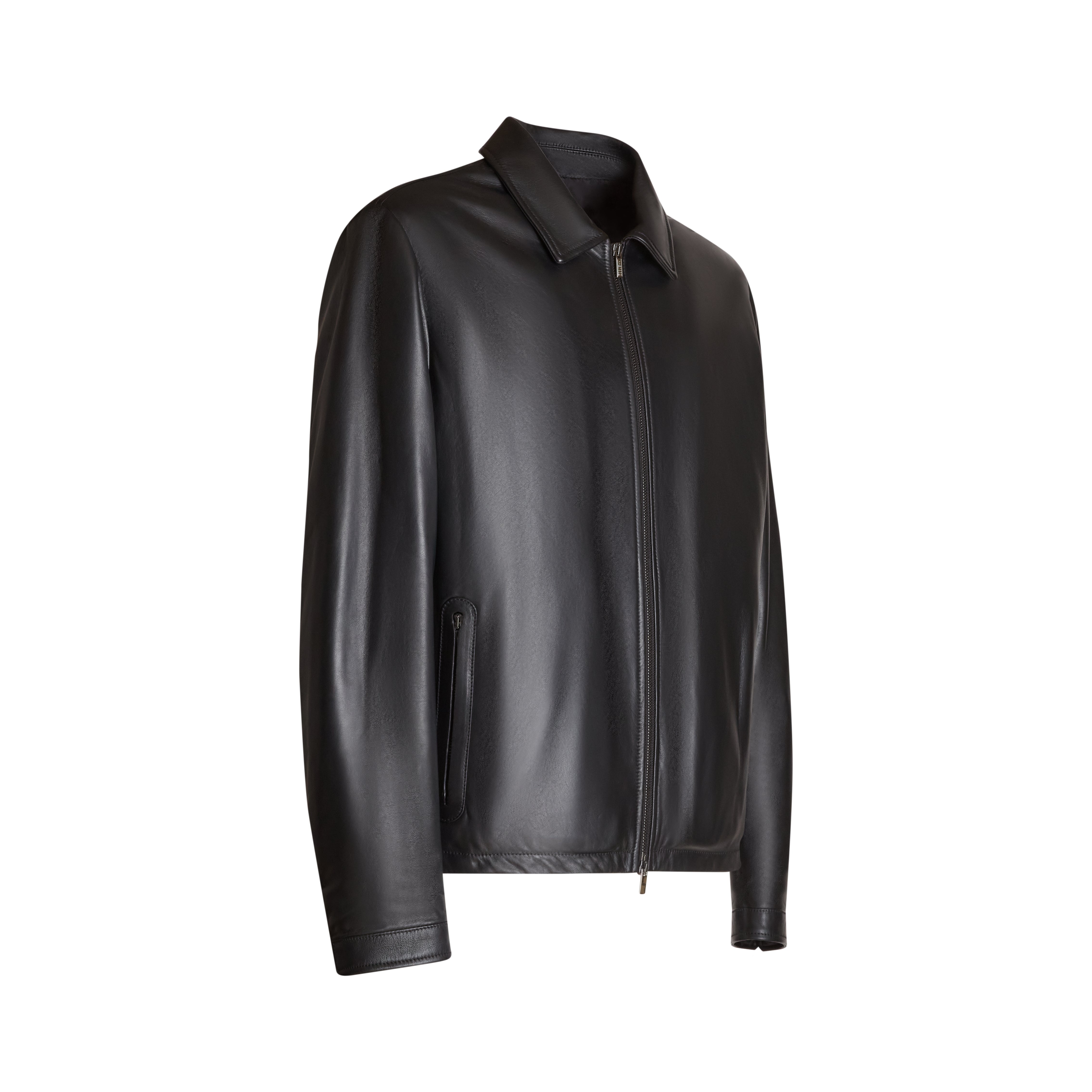 F.lli Rossetti 99785 Giubbino Nappa Uomo Nero con Zip