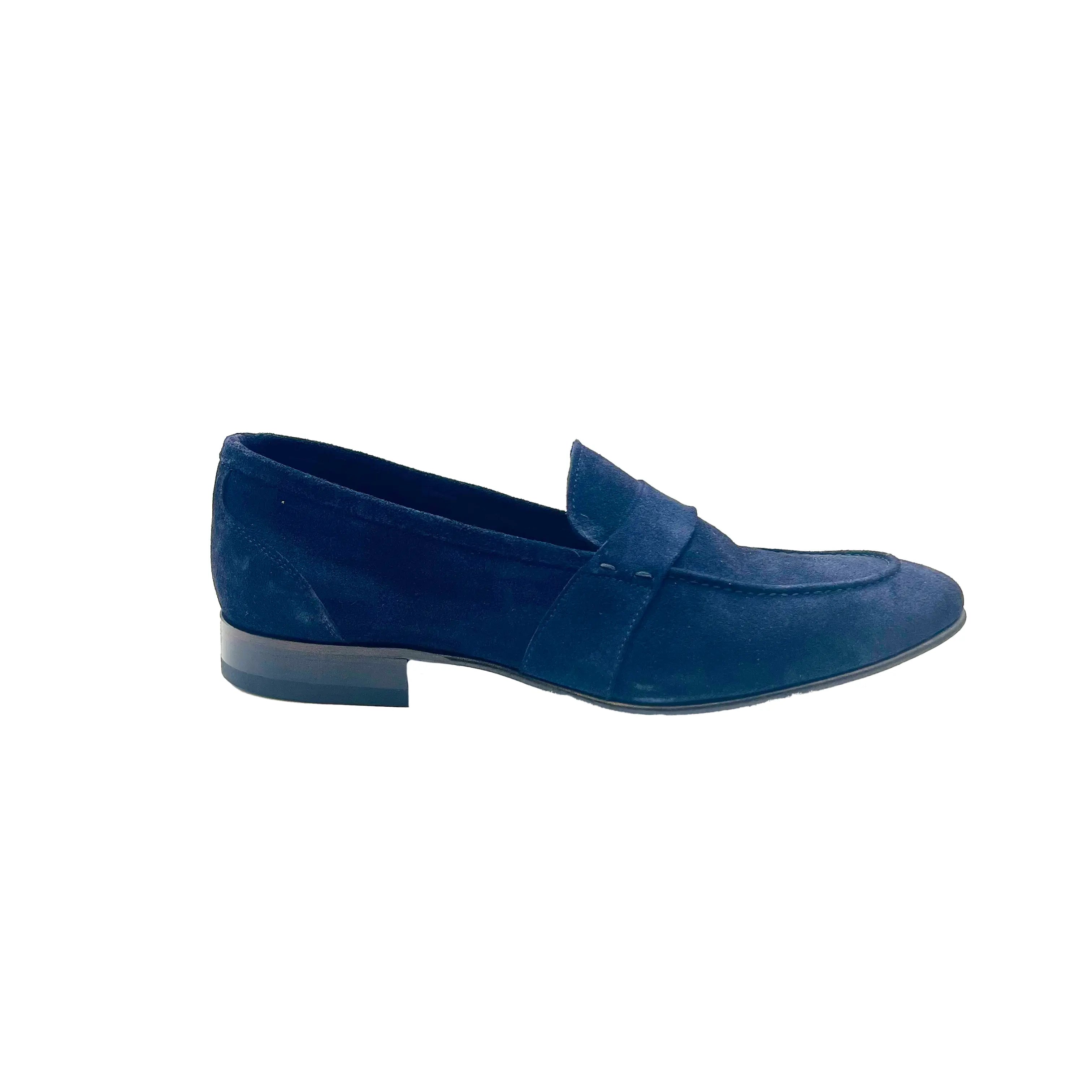 Sandro Barbera 2828 mocassino donna suede navy