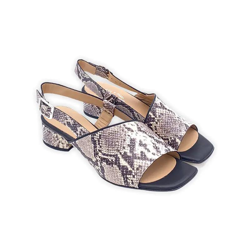 Sandro Barbera 406 Sandali Donna Pitonati Jeans