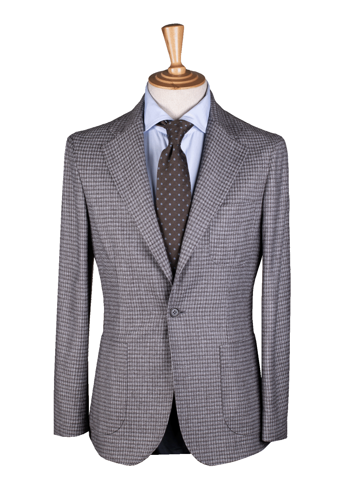 Stefano Bemer Blazers SV4501 giacca overshirt taupe quadri