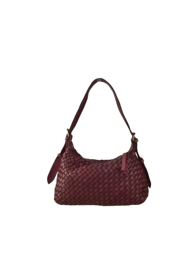 Sandro Barbera BAJN48853 borsa spalla pelle bordeaux vintage