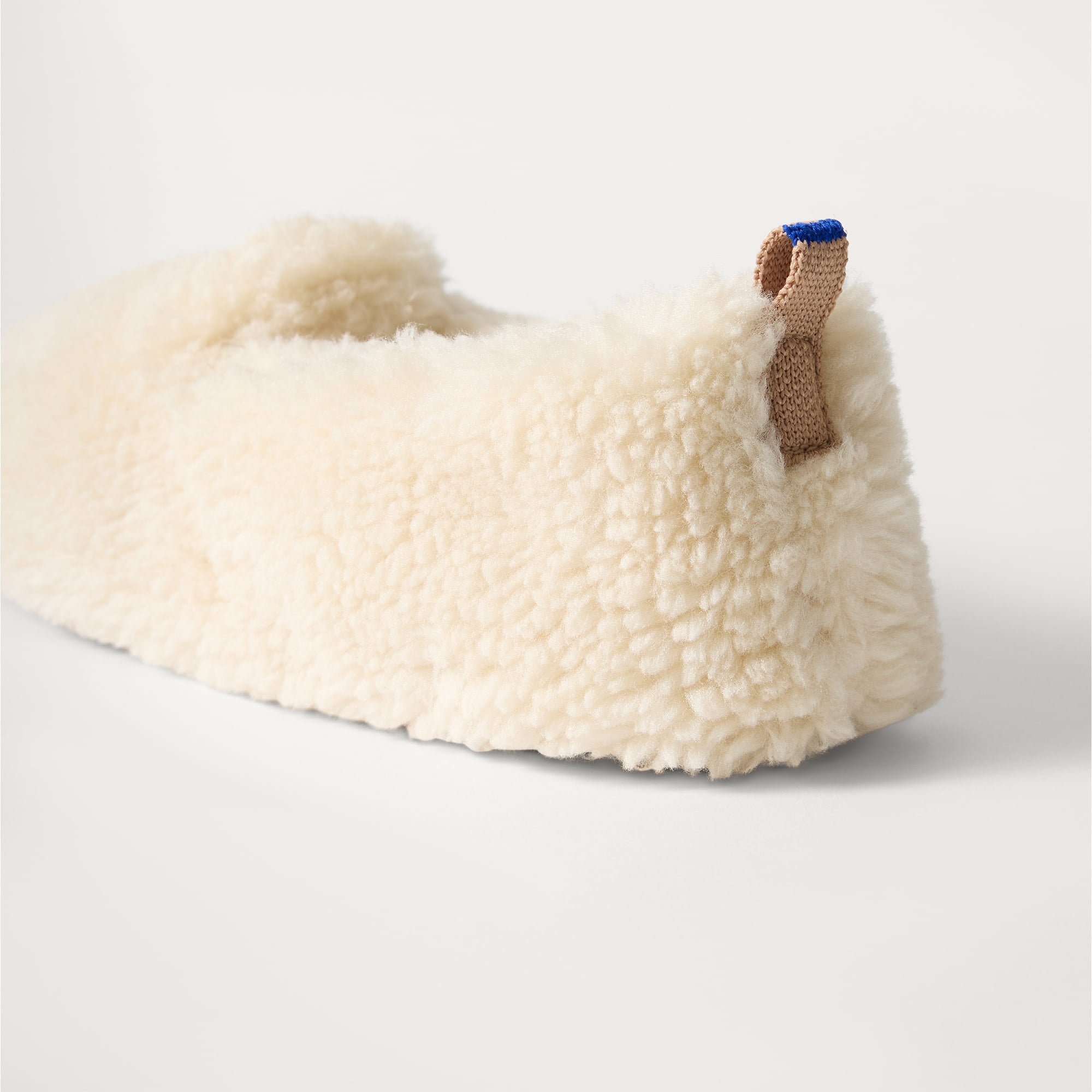 Rothy's Teddy Kids Slipper pantofole Oat Milk pelo vegano bimbo
