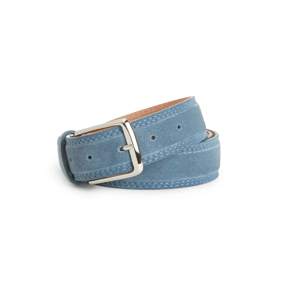 F.lli Rossetti 97490 Cintura Uomo in Suede Ottanio