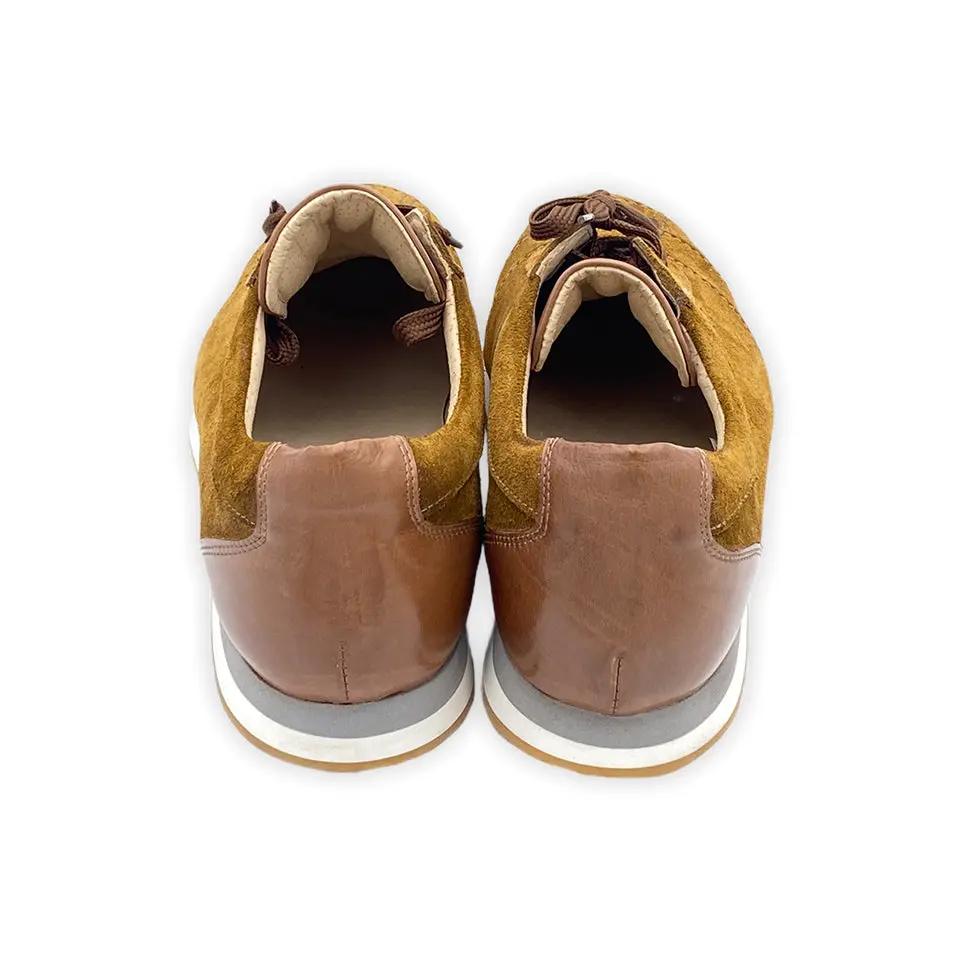 Sandro Barbera Rafa sneaker uomo pelle scamosciata cuoio