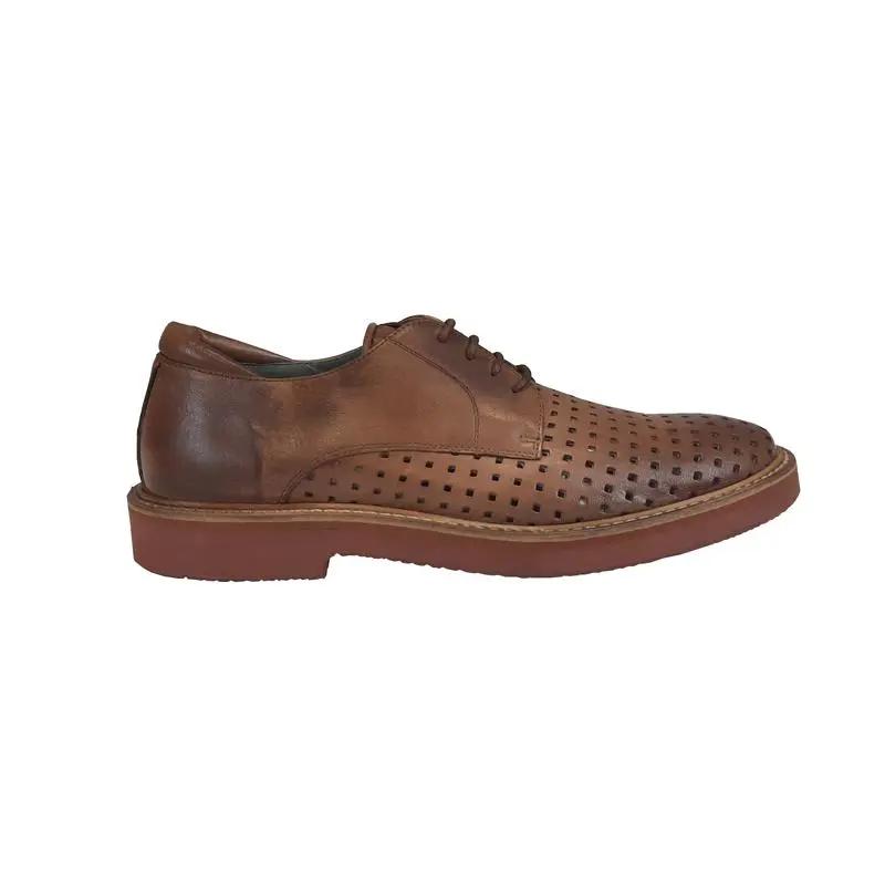 Sandro Barbera 1422 Maia Extralight stringate uomo marrone traforate