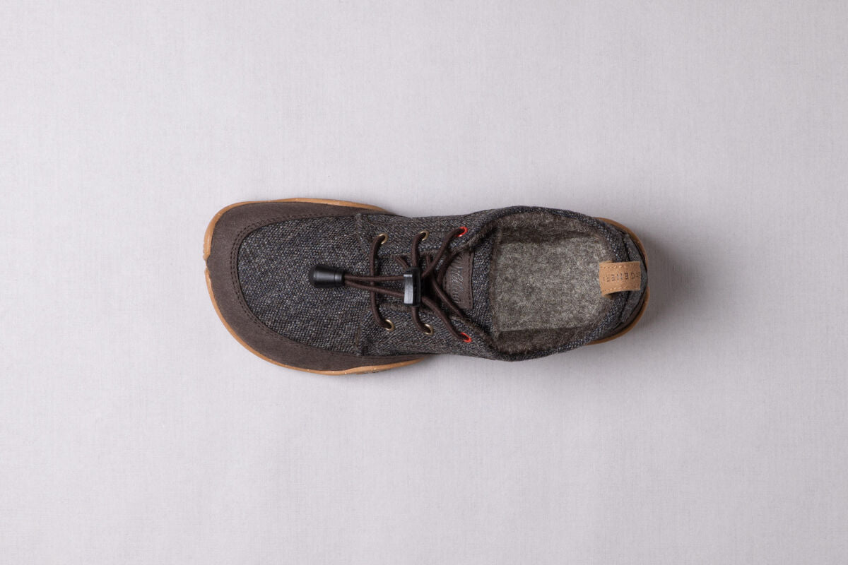 Wildling Emmer scarpe bambino marrone lana mezza stagione