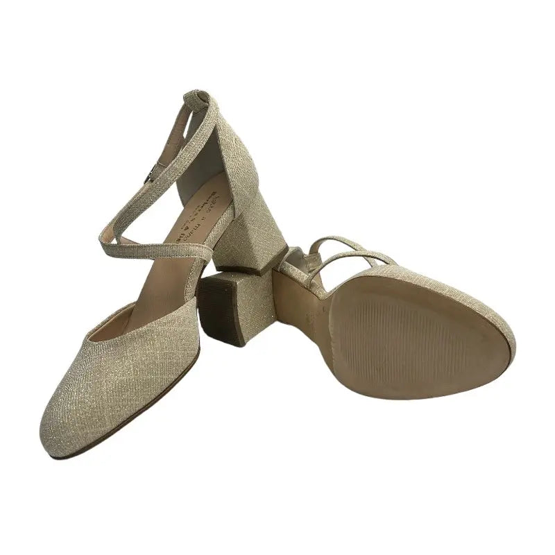 Sandro Barbera Sandali 603 Galassia Gold Sandalo Oro Tacco 6 cm