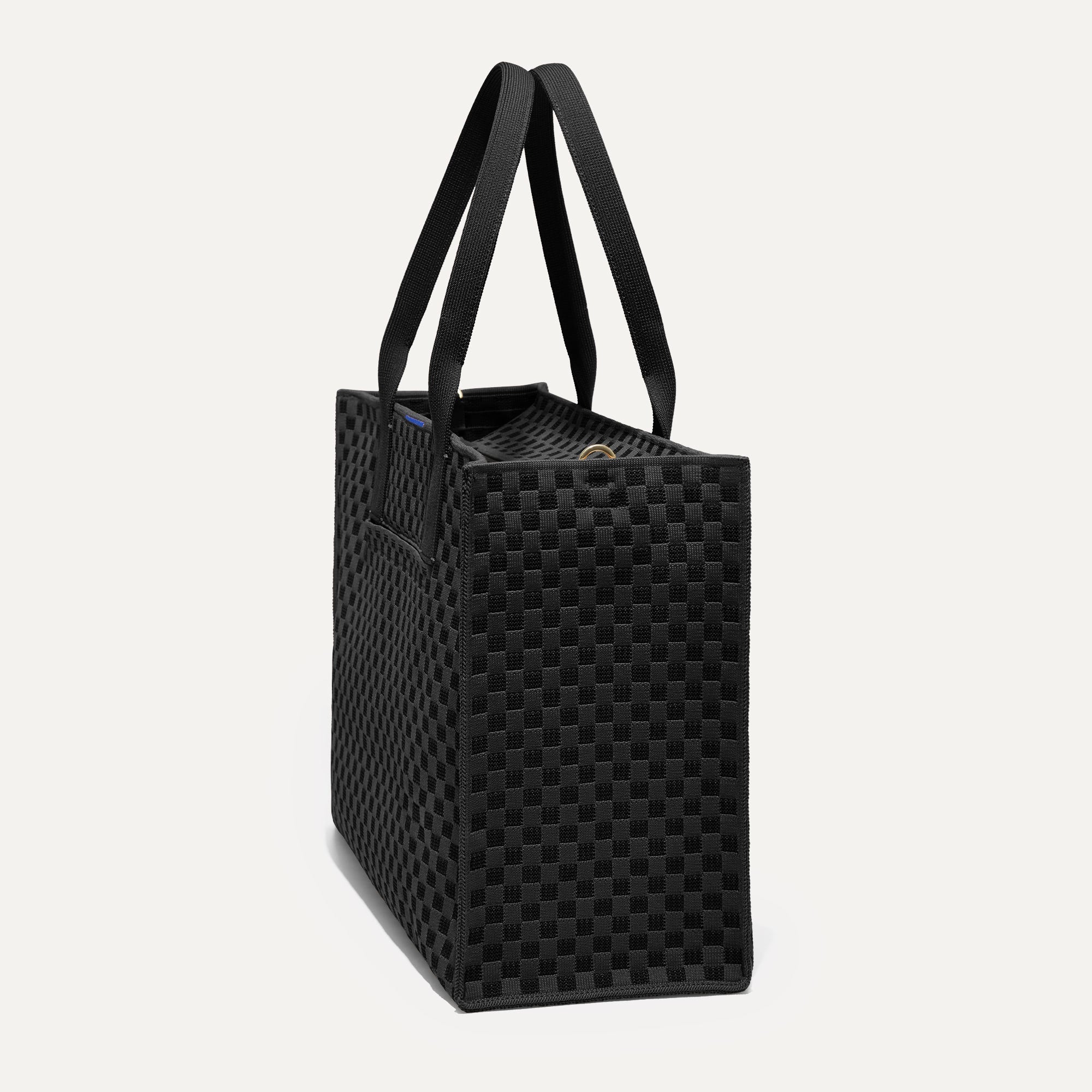 Rothy's The Classic Tote borsa tote Black Sand con zip