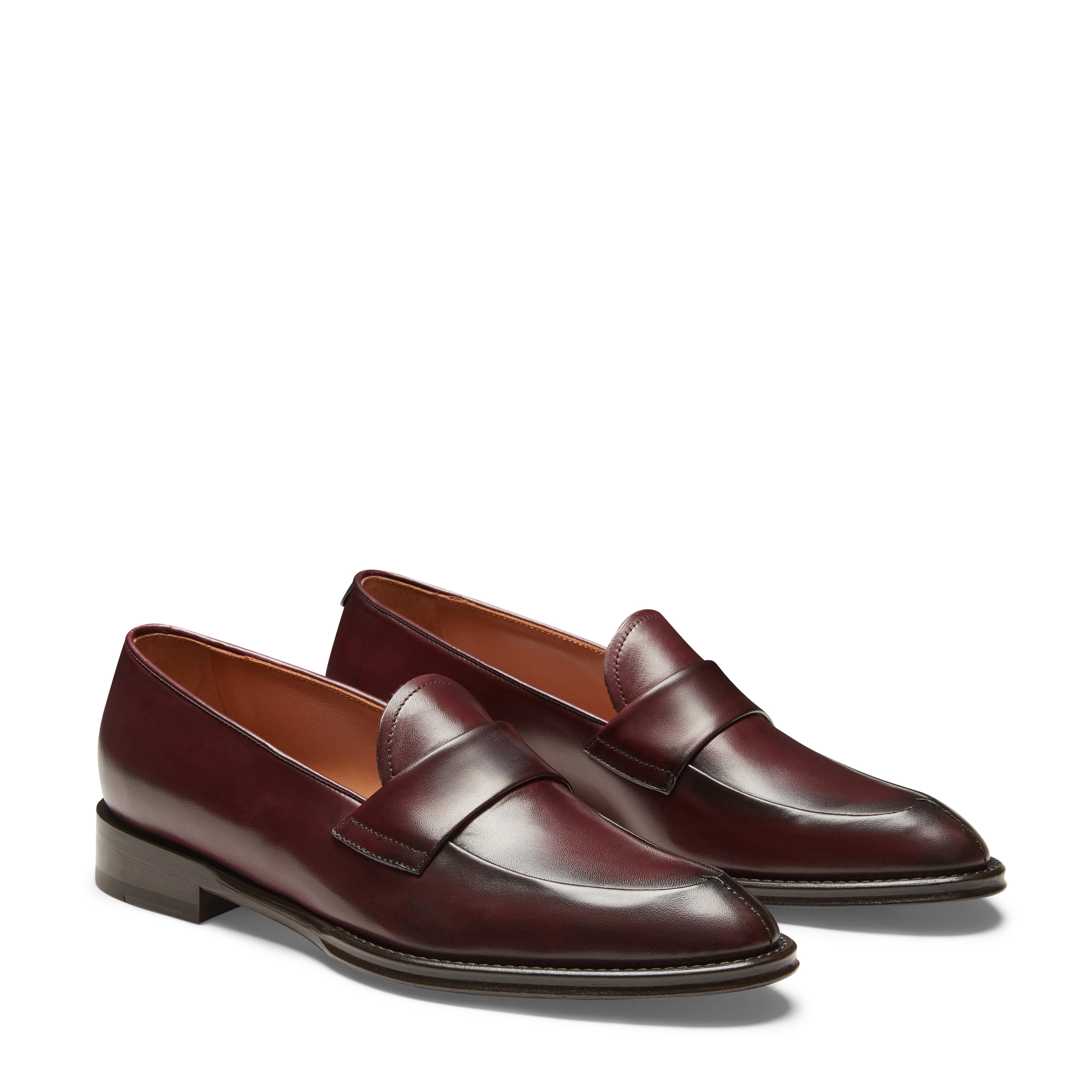 F.lli Rossetti 68308 Mocassino Donna Granata Pelle Cuoio