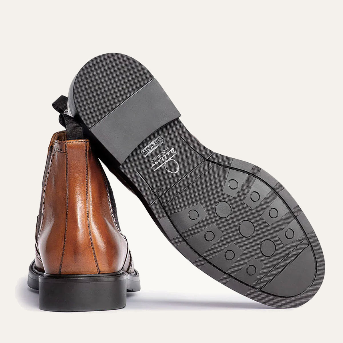 Dellovo Megaride Chelsea Boot Vitello Siena gomma