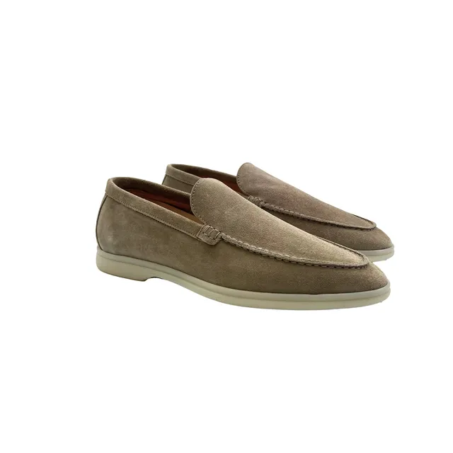 Sandro Barbera & Figli 797-24 mocassino uomo scamosciato sabbia