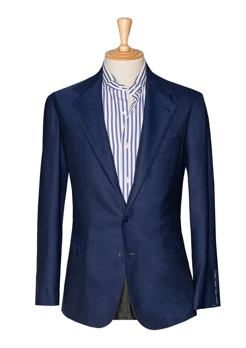 Stefano Bemer SV2111 blazer blu lana hopsack