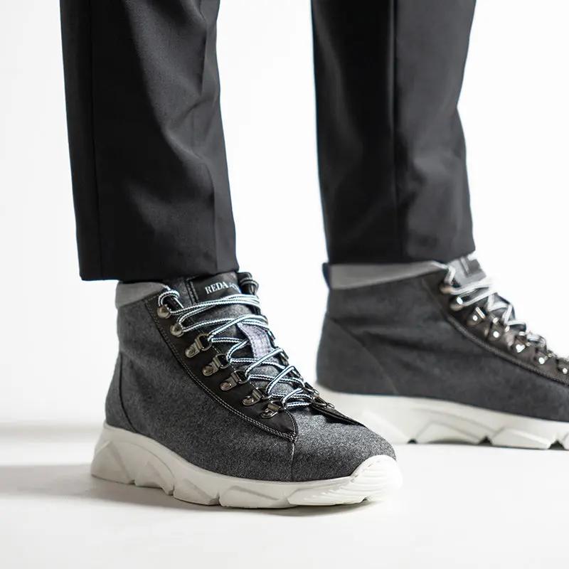 Sandro Barbera & Figli Wooly Luminor Grey sneaker lana