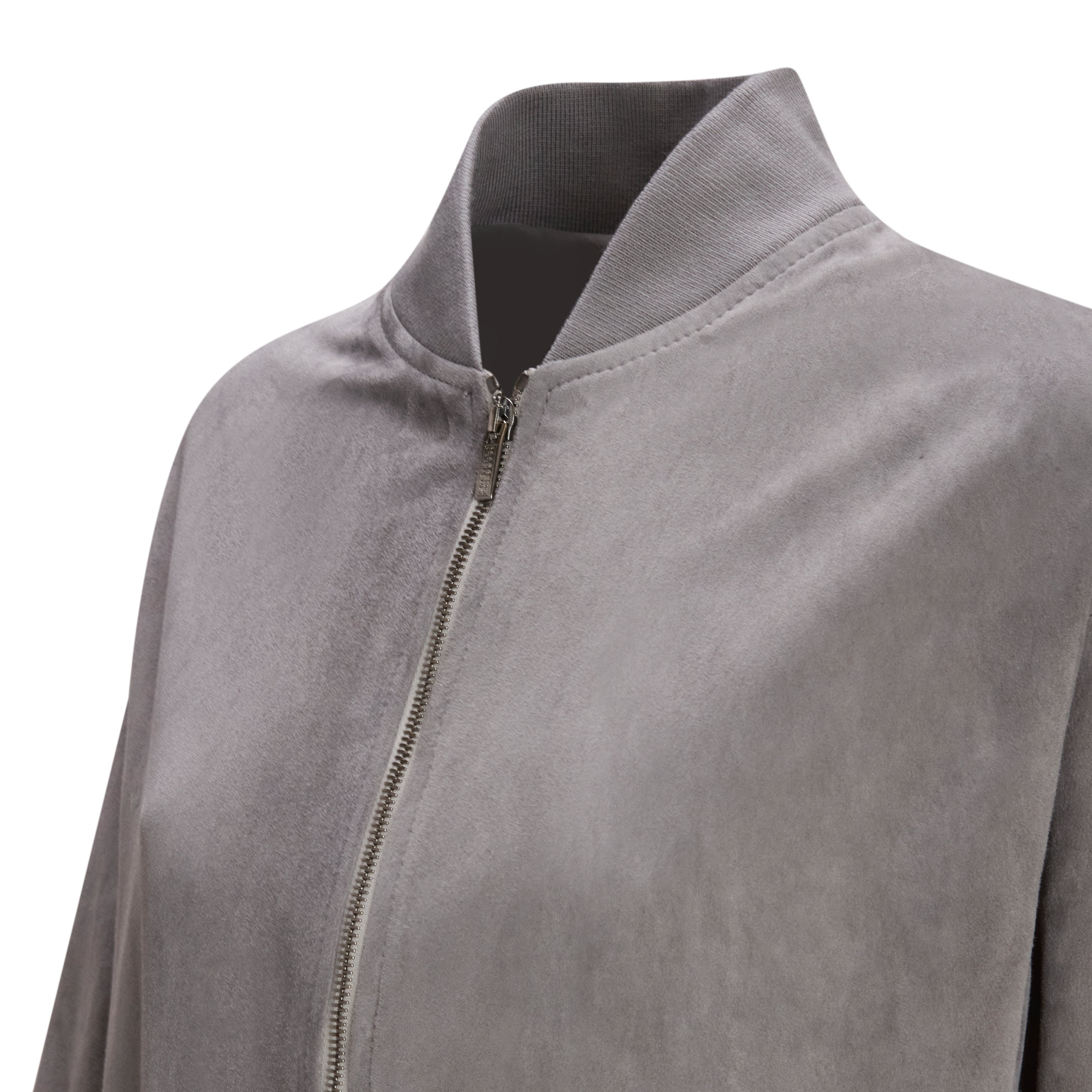 F.lli Rossetti Outerwear Woman 98405 Giubbino Grigio Suede