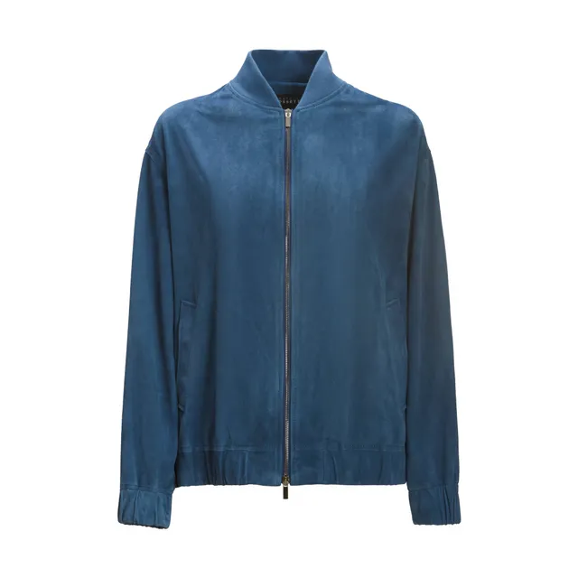 F.lli Rossetti 98405 giubbino donna Blue China in suede