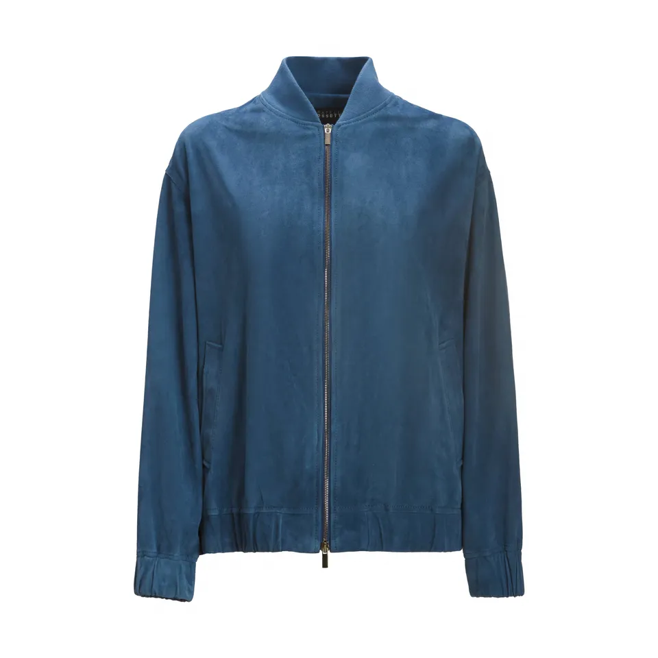 F.lli Rossetti 98405 giubbino donna Blue China in suede