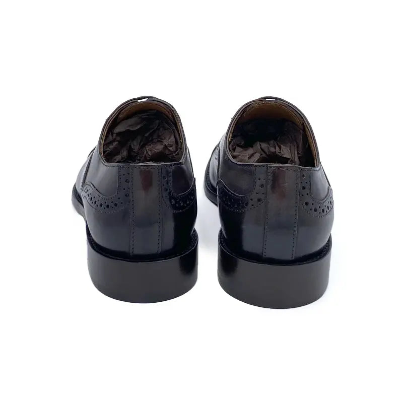 Sandro Barbera 44204 Oxford Half Brogue Uomo Cioccolato Pelle