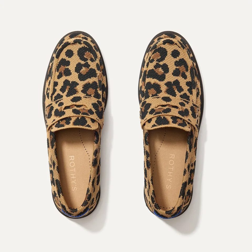 Rothy's The Penny Loafer mocassini Classic Cat maculati