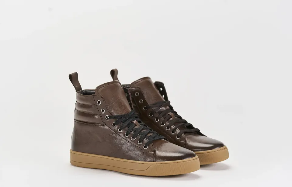 Sandro Barbera Boxer Brown Stringate Uomo Marrone