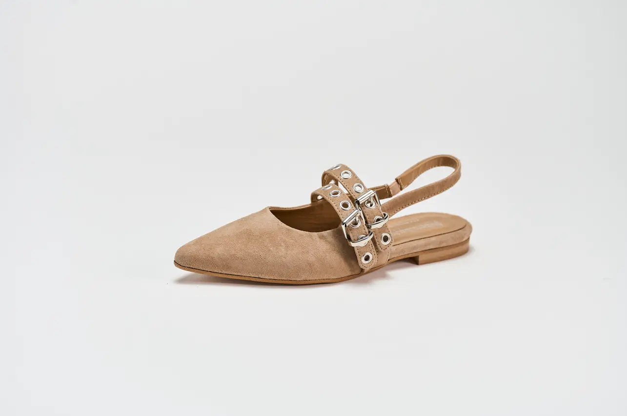 Sandro Barbera Marta 11 Sandalo Chanel Taupe Nappa