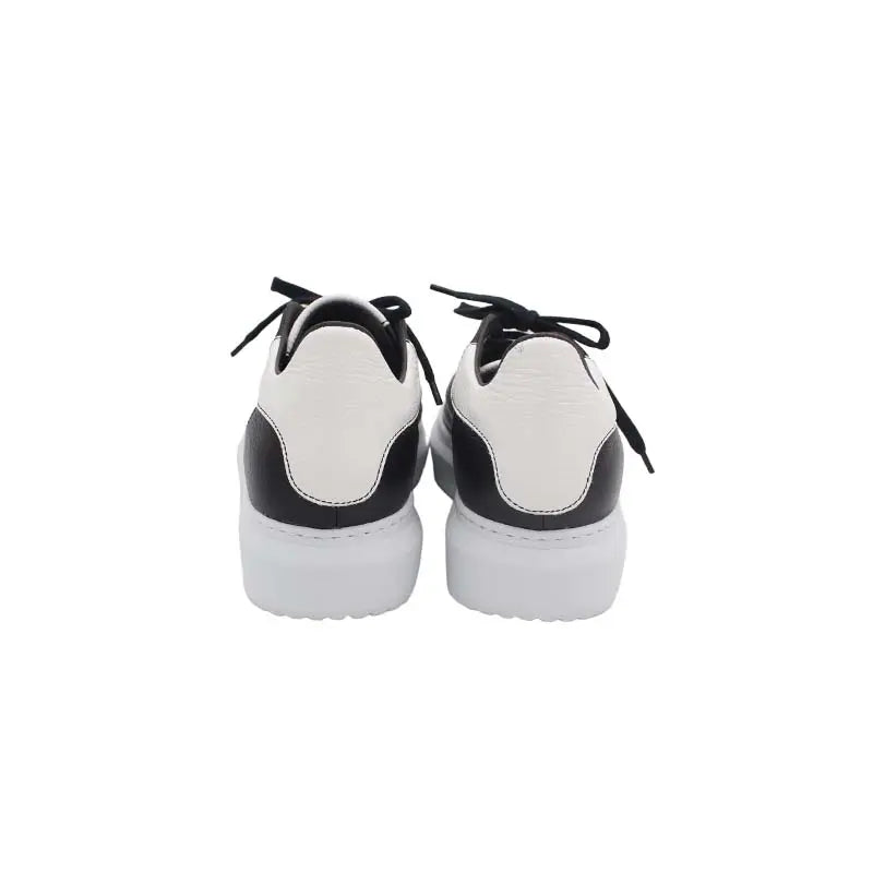 Sandro Barbera 520 sneakers donna pelle bianco e nero