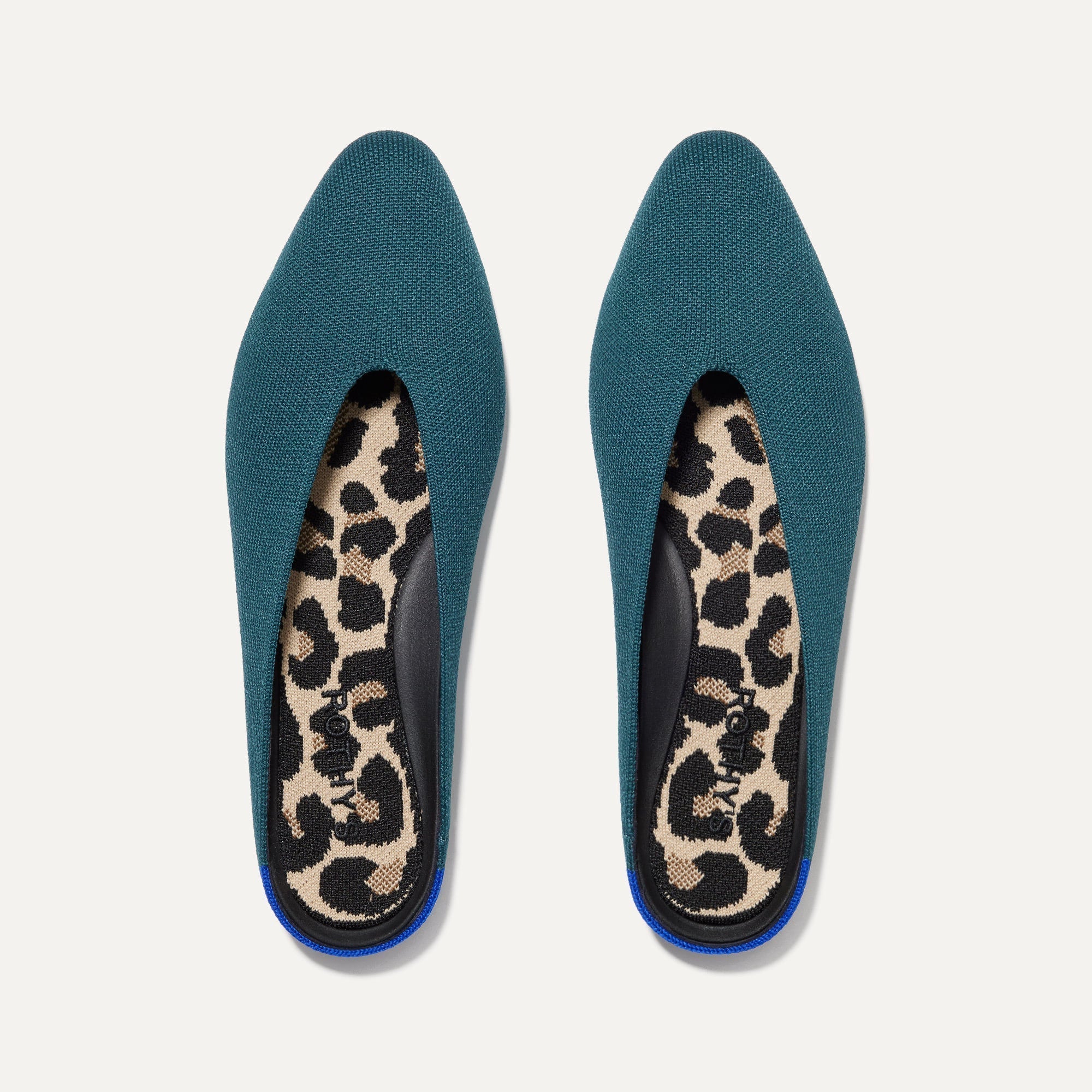 Rothy's The Almond Demi ballerina donna Black punta mandorla