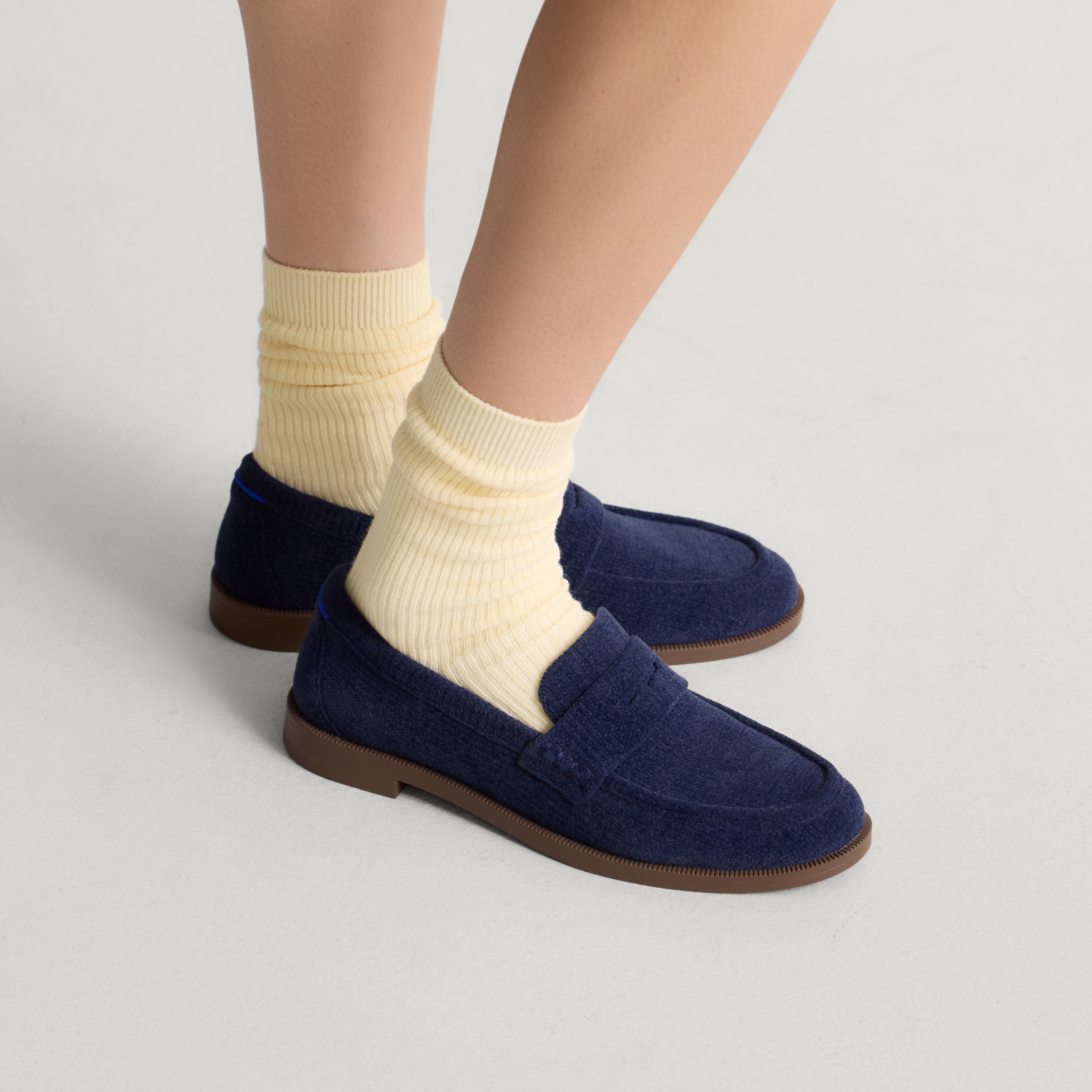 Rothy's The Penny Loafer mocassini donna ReVelvet Navy blu