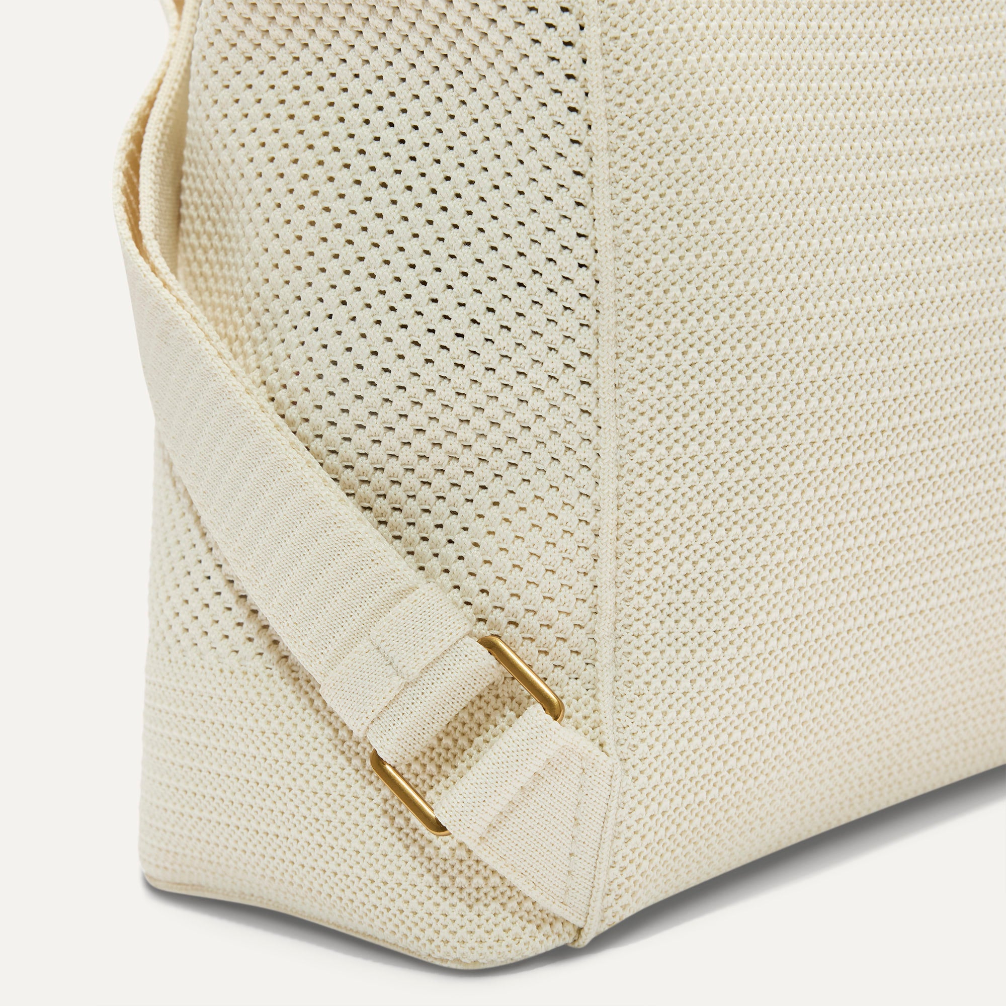 Rothy's The Cinch Backpack zaino Coconut Crochet avorio