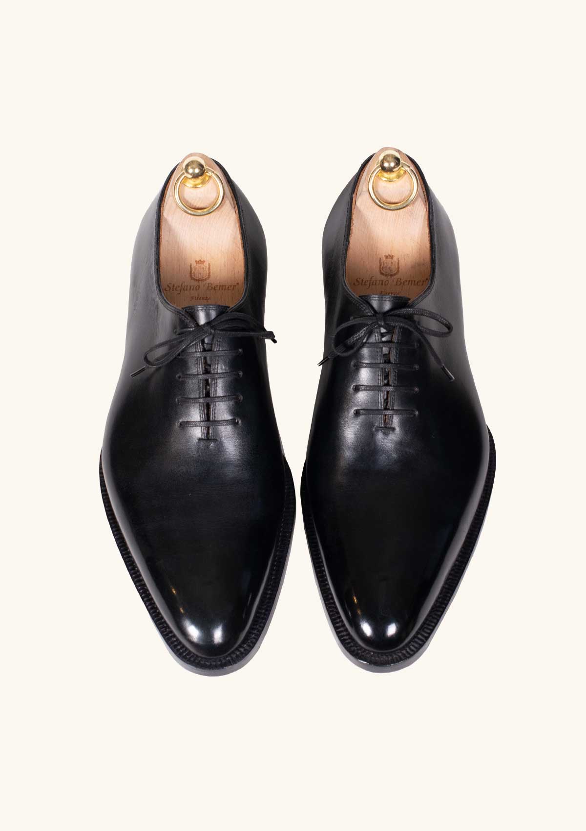 Stefano Bemer Oxfords T6300 stringate nere box calf