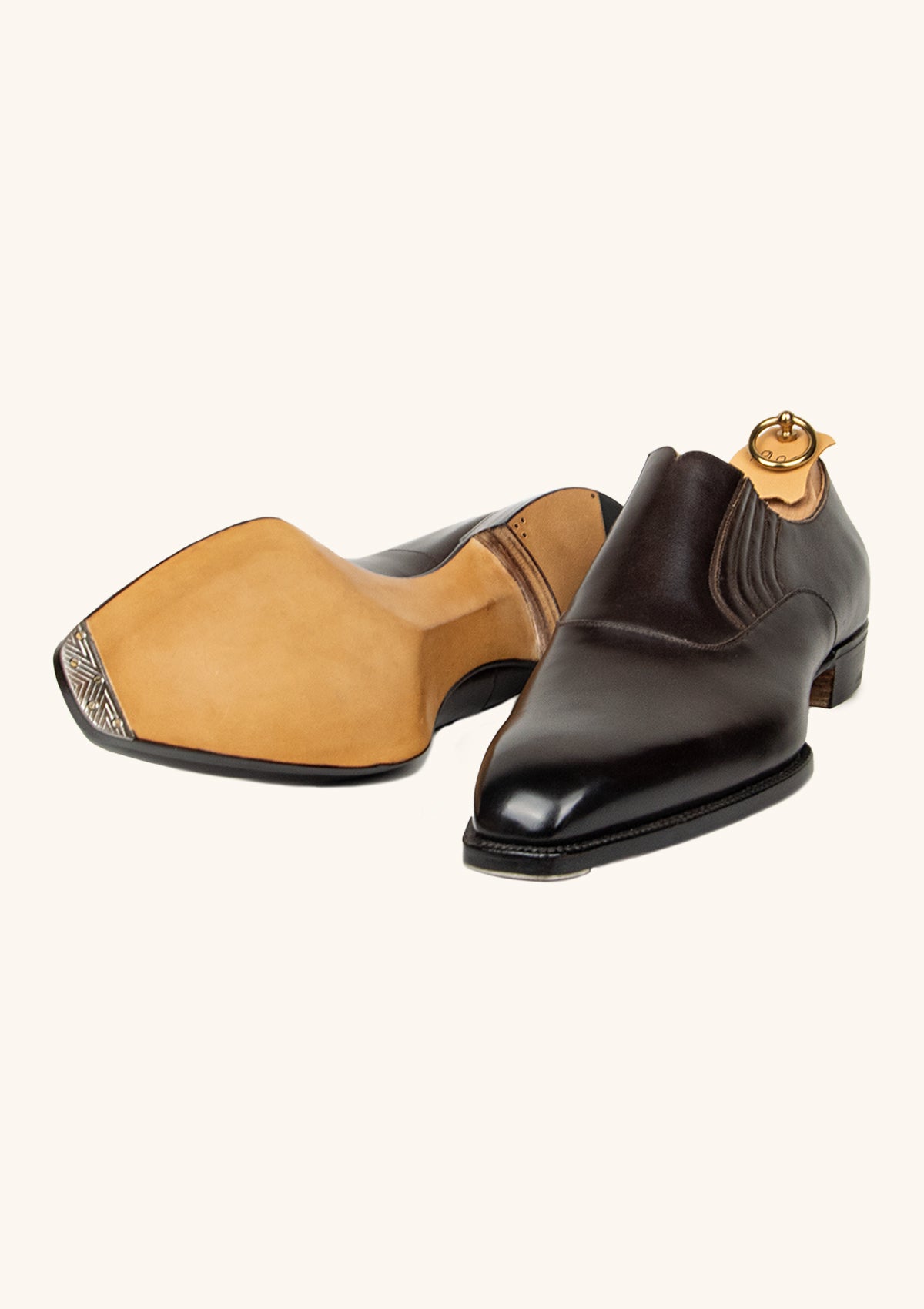 Stefano Bemer Oxfords T4900 Lazy Man Marroni Misura 42