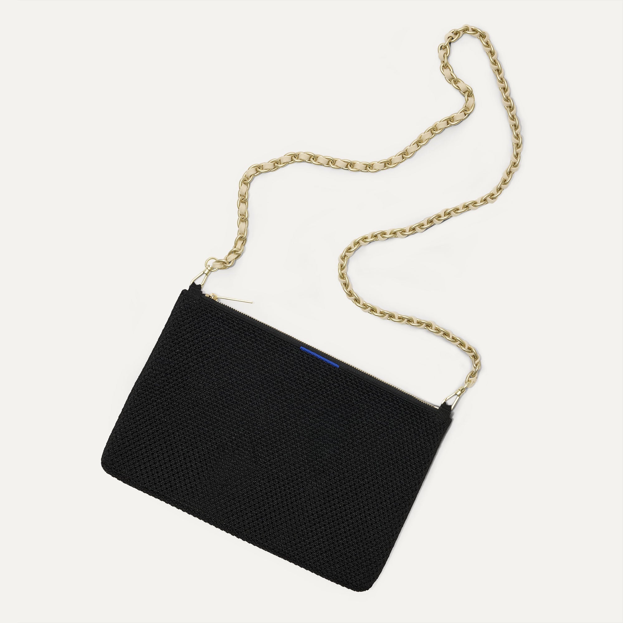 Rothy's Convertible Clutch pochette Black Espresso maglia