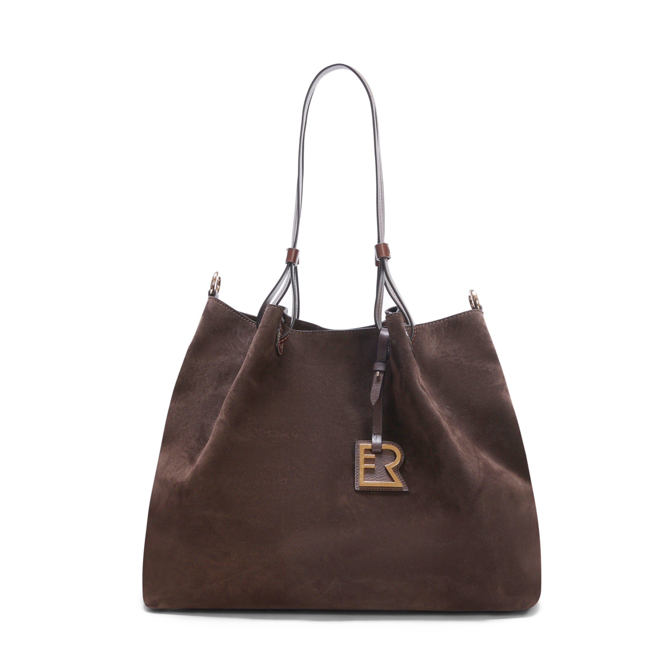 F.lli Rossetti Royal Tote Borsa Donna Camoscio Cacao