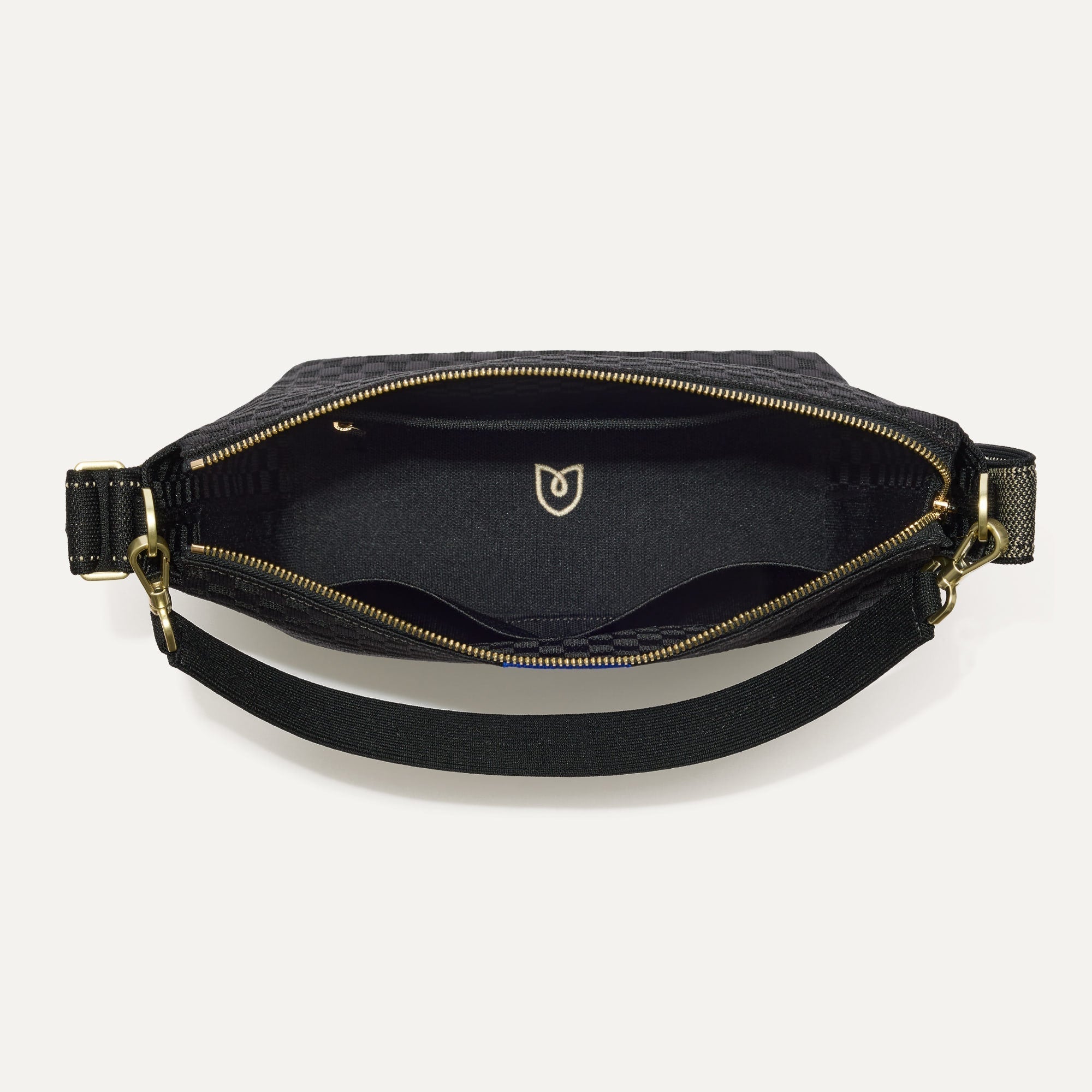 Rothy's Mini Zip Bucket borsa Black Sand secchiello nero