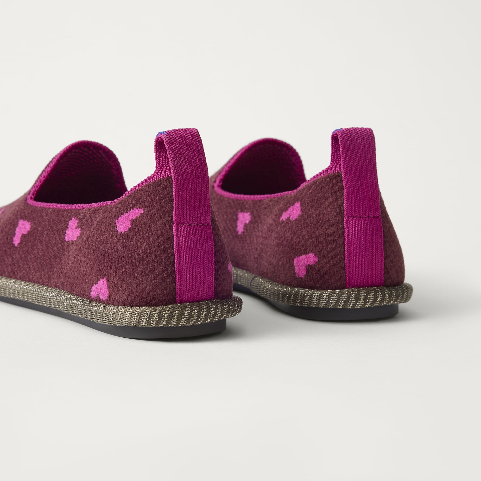 Rothy's The Mini Loafer mocassini bambina ReVelvet Heartbeat antiscivolo