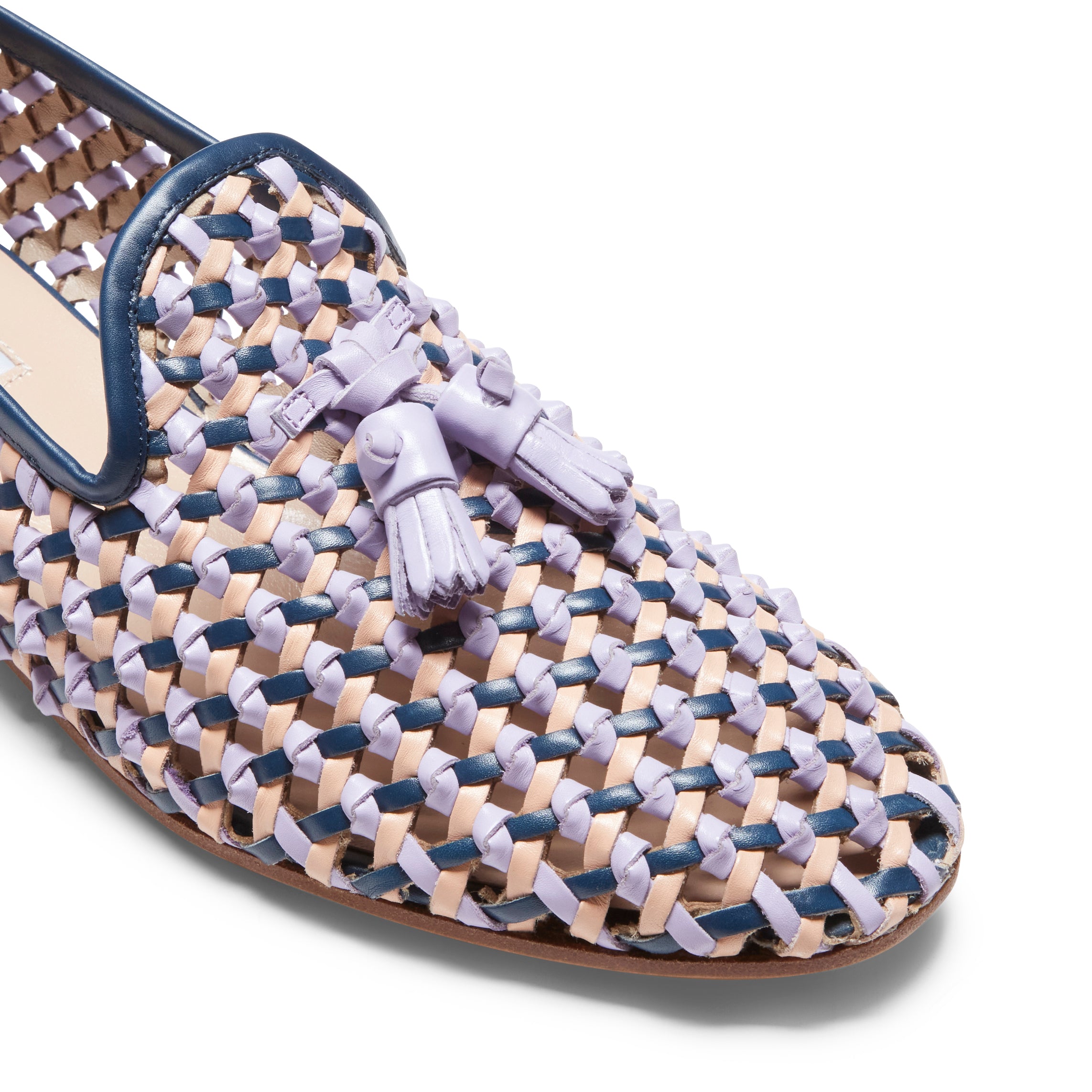 F.lli Rossetti 67696 Slipper Uomo Oceano Pelle Intrecciata
