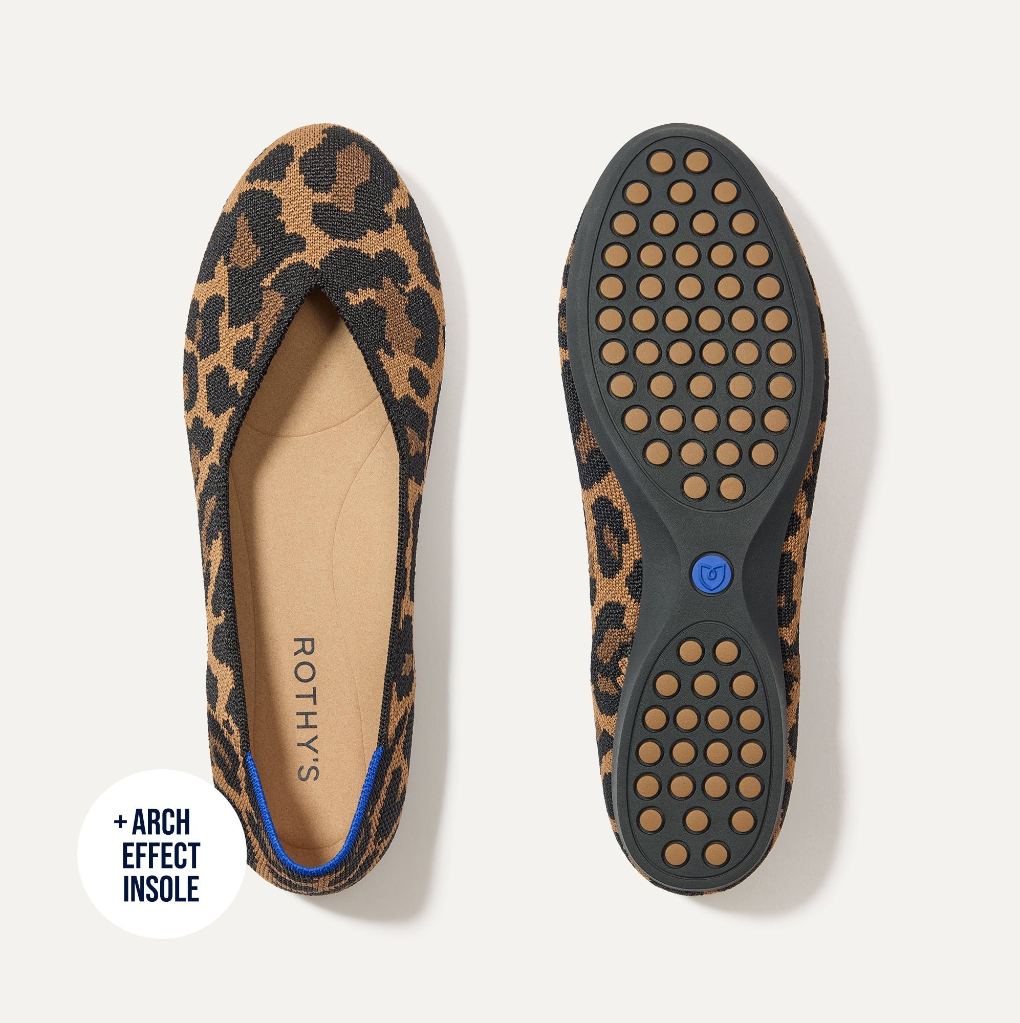 Rothy's The Daily Flat ballerine Sable Spot maculate