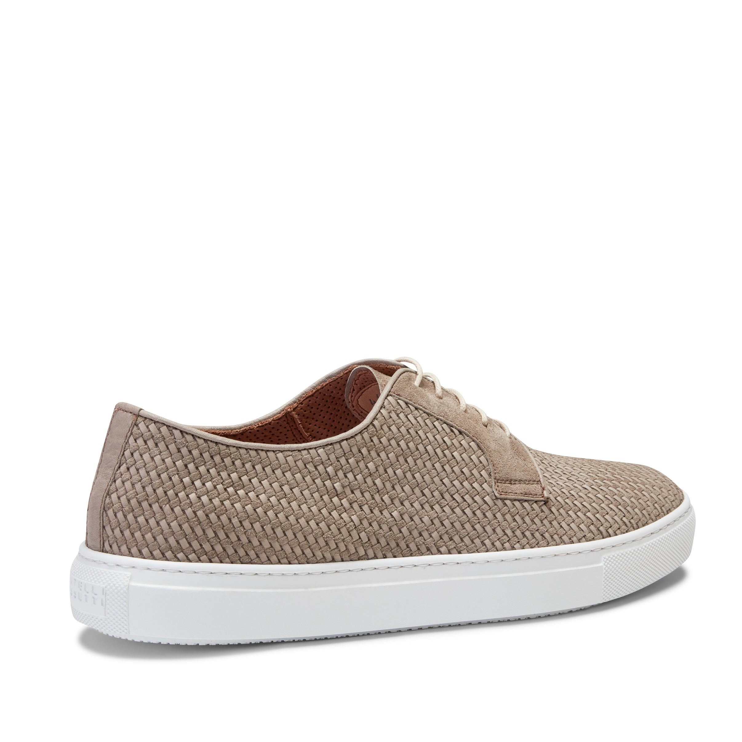 F.lli Rossetti 46727 sneaker suede tortora intrecciata