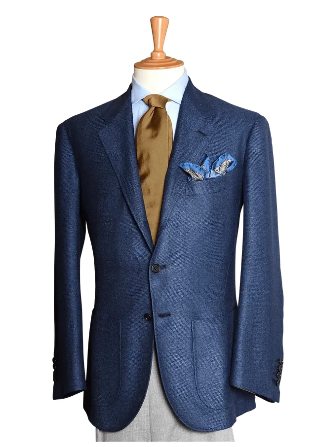 Stefano Bemer Blazers SV2015 blazer seta azzurro 50