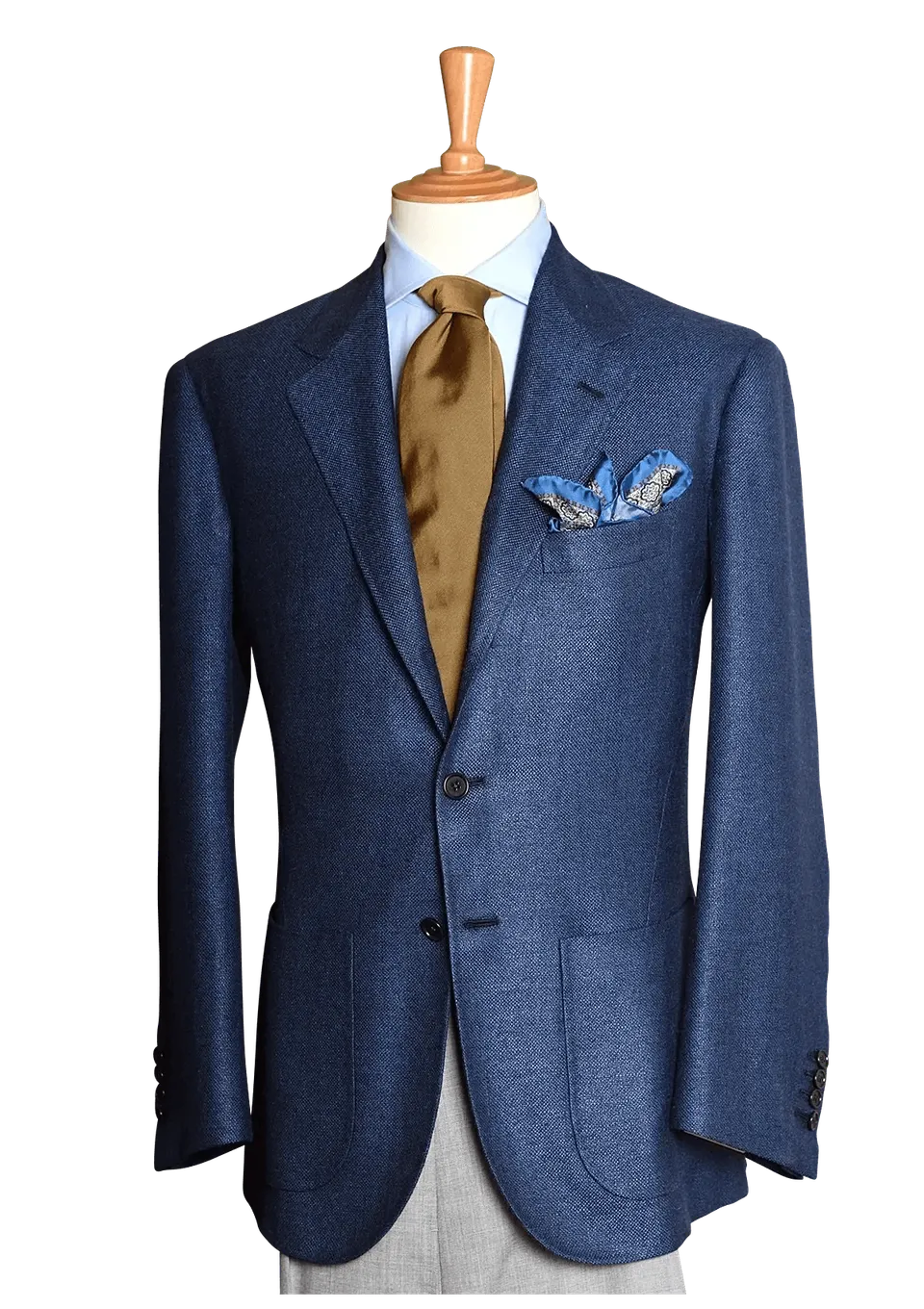 Stefano Bemer Blazers SV2015 blazer seta azzurro 50
