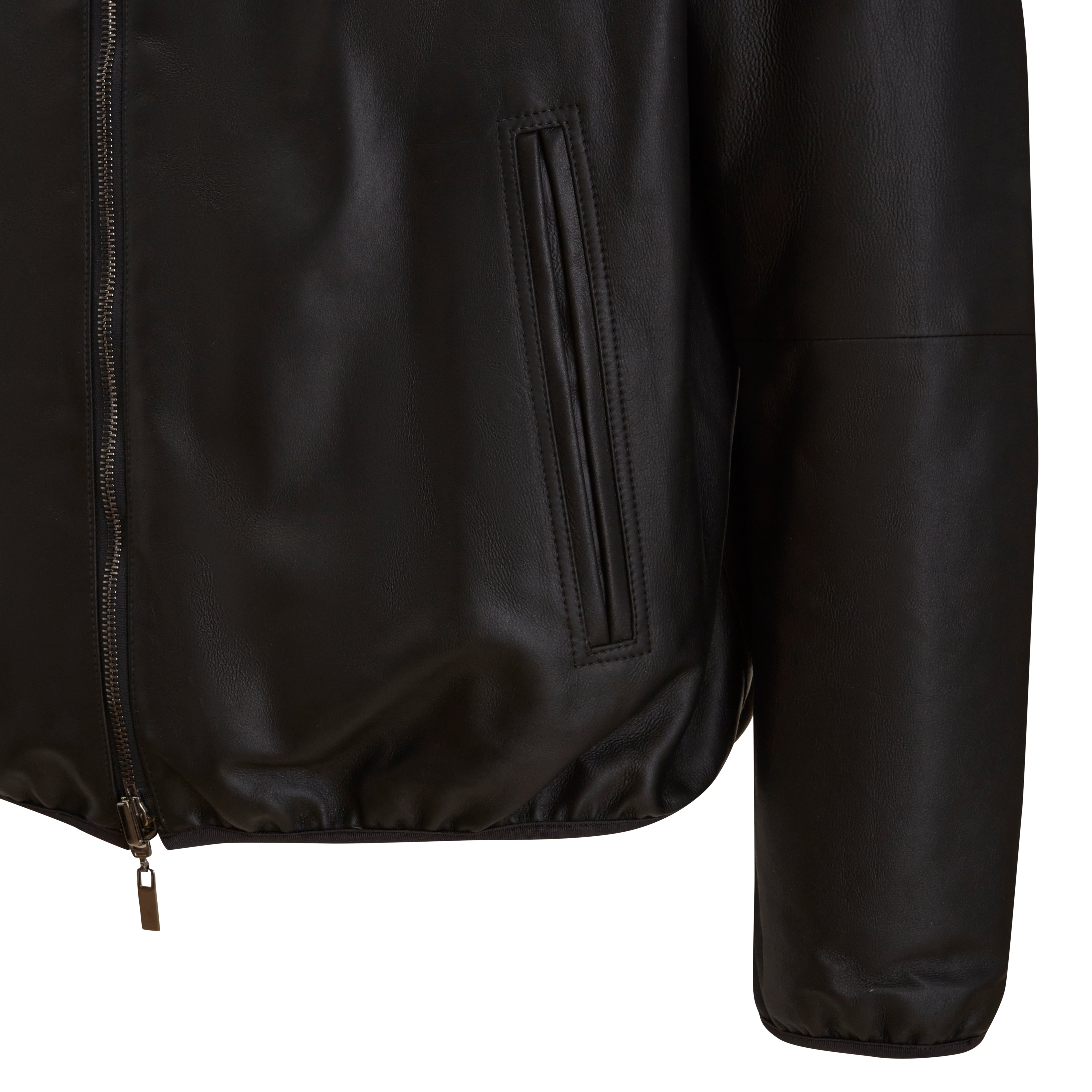 F.lli Rossetti Giubbino 99807 pelle nero reversibile uomo