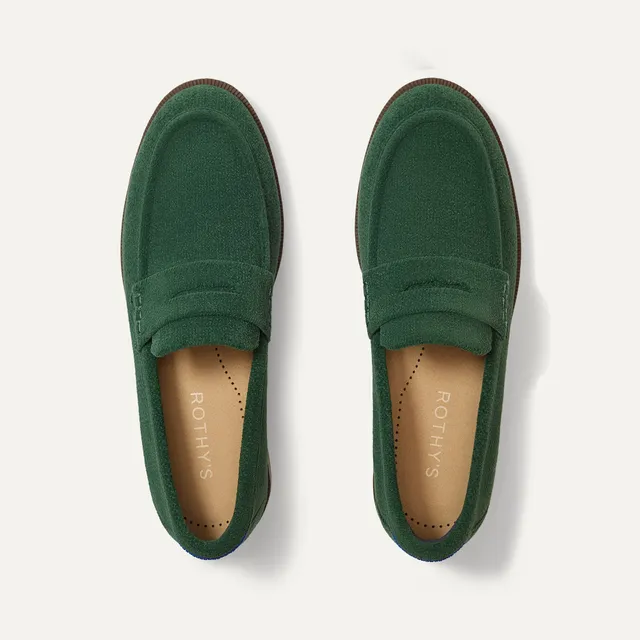 Rothy's The Penny Loafer mocassini donna Woodland verde bosco