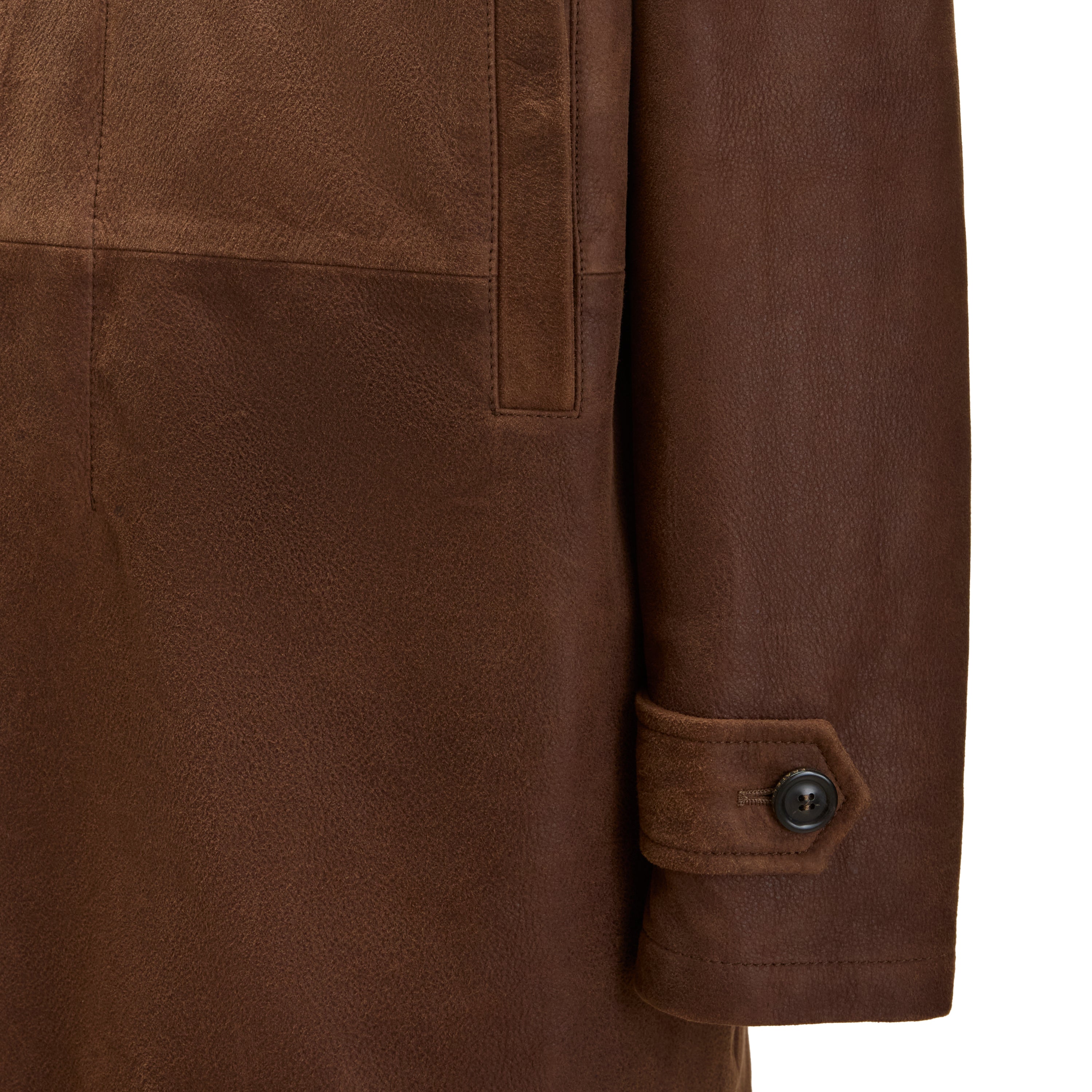 F.lli Rossetti 99803 cappotto camoscio moro uomo