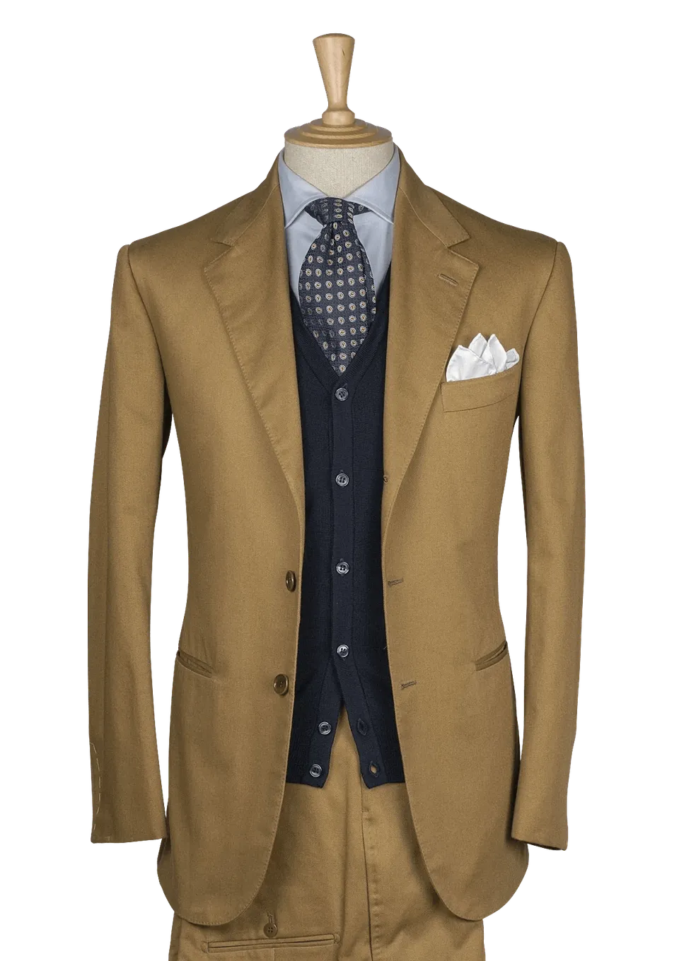 Stefano Bemer Suits SV1022 completo cotone tabacco taglia 46