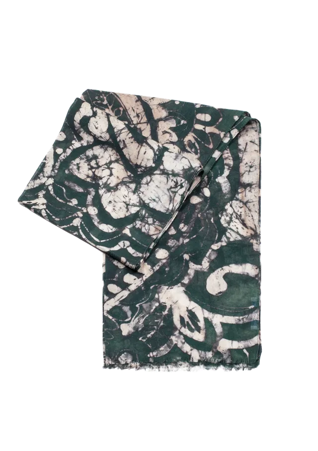 Stefano Bemer Scarves SV5006 sciarpa lana verde